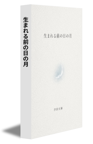 生まれる前の日の月