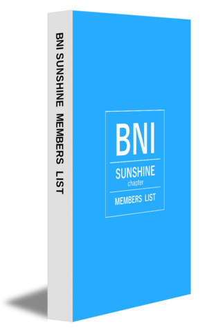 BNI SUNSHINE  MEMBERS  LIST