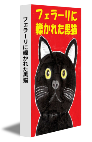 フェラーリに轢かれた黒猫