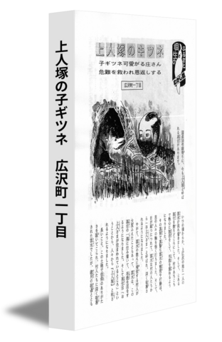 上人塚の子ギツネ　広沢町一丁目