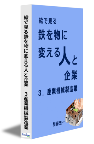 絵で見る鉄を物に変える人と企業　３.産業機械製造業