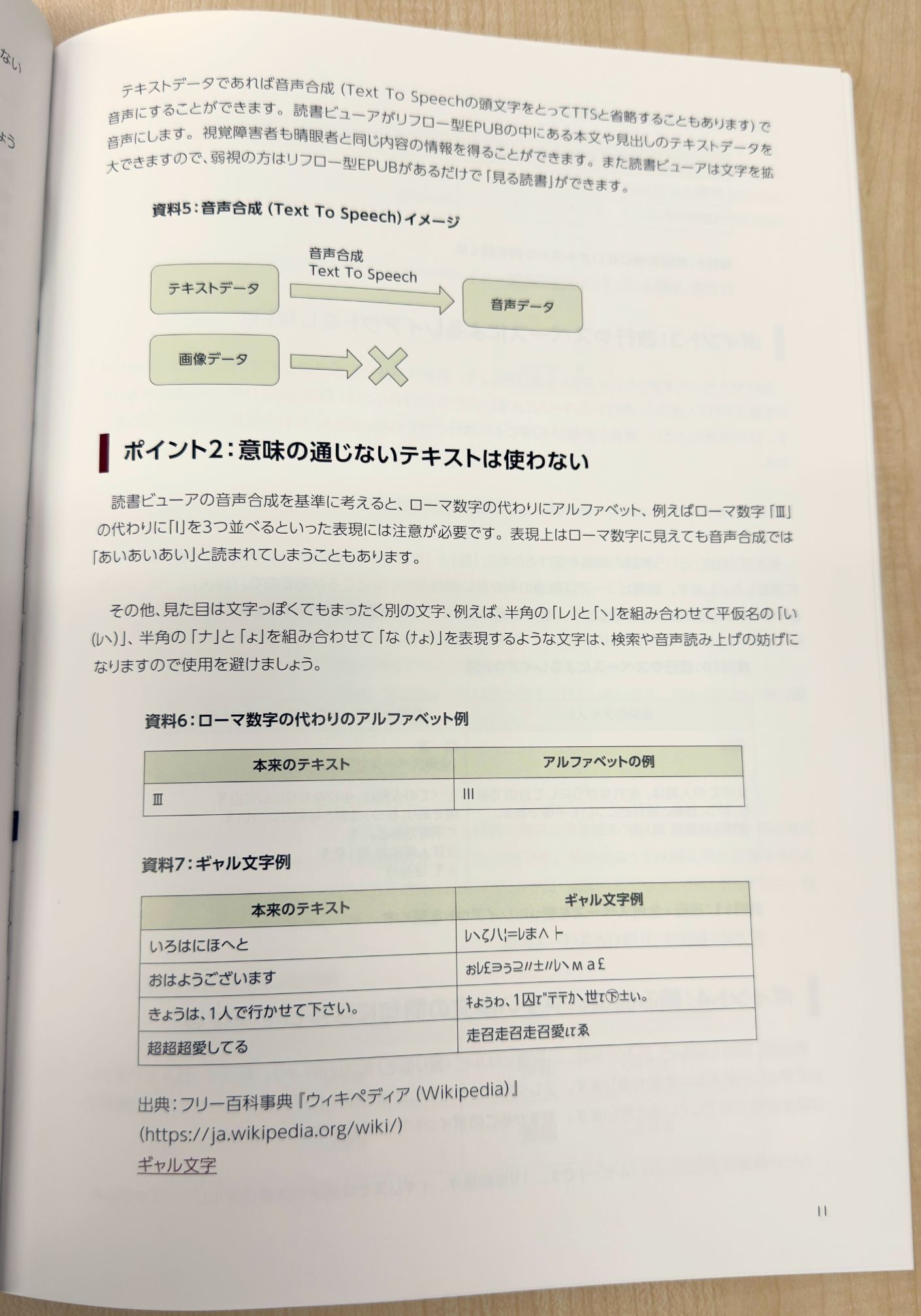 アクセシブルなEPUB制作 8つのポイントペーパーバック版中身の写真2