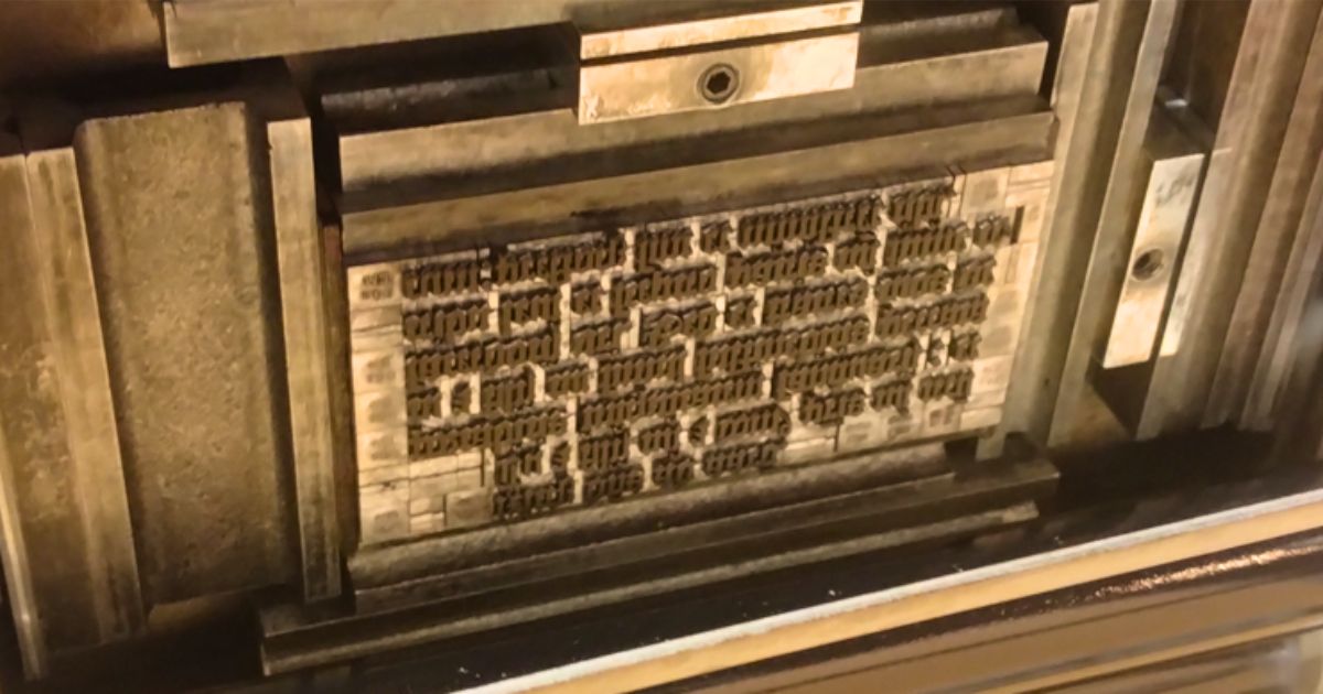 グーテンベルク活字の画像